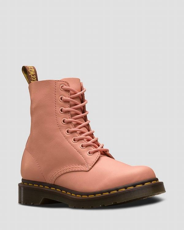 Dr Martens Dámské Kotníkové Boty 1460 Pascal Virginia Růžové, CZ-510628